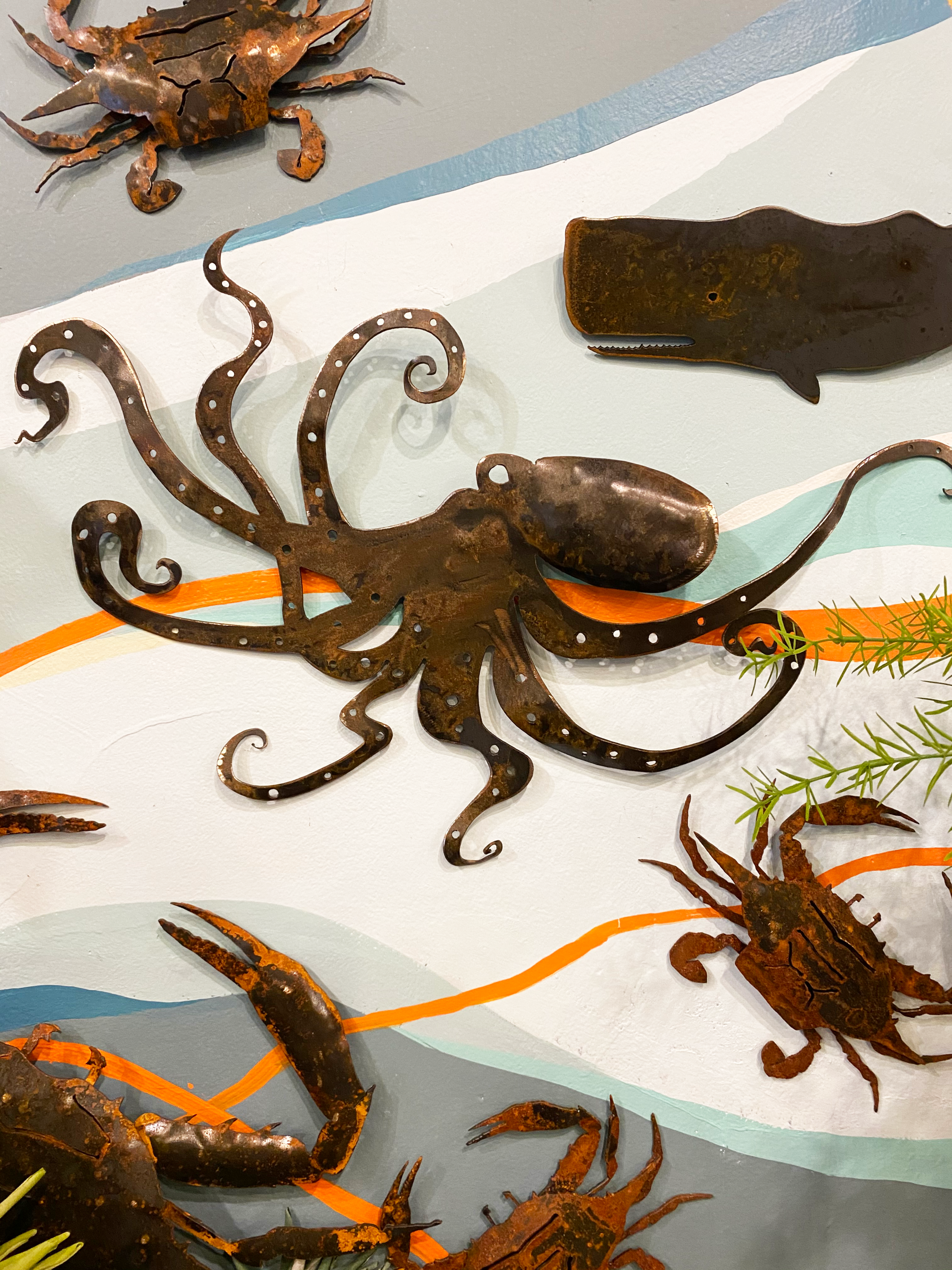 Octopus Key holder — Indigo